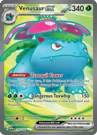 venusaur rare card Pokemon TCG - S&V 151 - 198/165 Venusaur ex