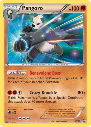 Pangoro XY50  - Holofoil XY Promos - Promo