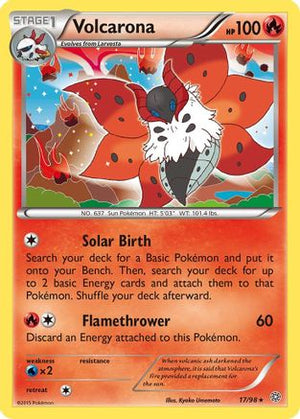 Volcarona (17) (17) 017/98  - Reverse Holofoil XY  Ancient Origins - Holo Rare