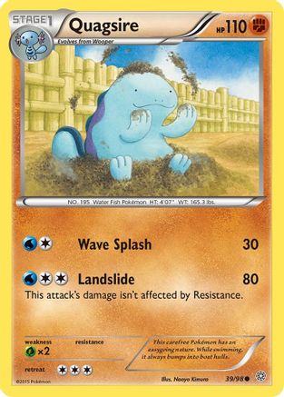 Quagsire 039/98  XY  Ancient Origins - Common