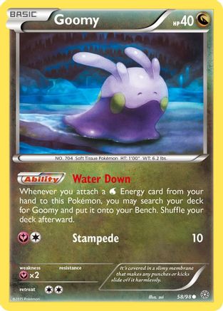 Goomy 058/98  - Reverse Holofoil XY  Ancient Origins - Common