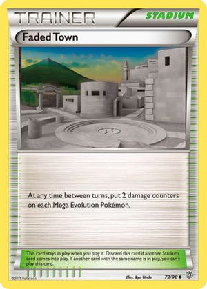 Faded Town 073  - Reverse Holofoil XY  Ancient Origins - Uncommon