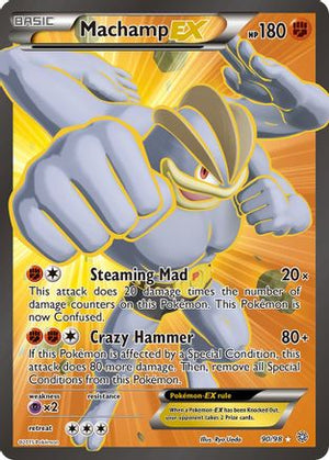 Machamp EX (90 Full Art) (90 Full Art) 090/98  - Holofoil XY  Ancient Origins - Ultra Rare