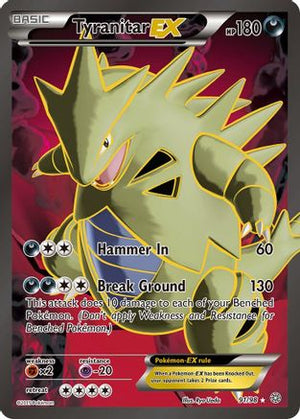Tyranitar EX (91 Full Art) (91 Full Art) 091  - Holofoil XY  Ancient Origins - Ultra Rare