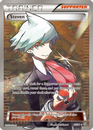 Steven (Full Art) 095/98  - Holofoil XY  Ancient Origins - Ultra Rare