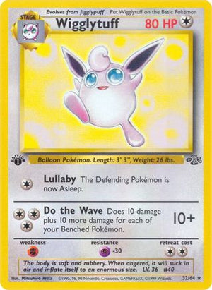 Wigglytuff 32/64  - 1st Edition Jungle - Rare