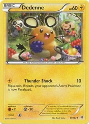 Dedenne 057/162  - Reverse Holofoil XY  BREAKthrough - Uncommon
