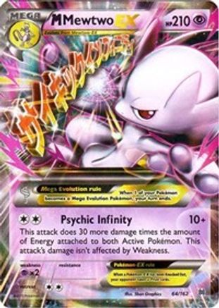 M Mewtwo EX (64) (64) 064/162  - Holofoil XY  BREAKthrough - Ultra Rare