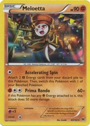 Meloetta 085/162  - Holofoil XY  BREAKthrough - Holo Rare