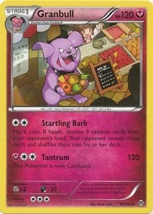 Granbull 099/162  - Reverse Holofoil XY  BREAKthrough - Uncommon