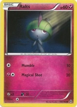Ralts (100) (100) 100/162  - Reverse Holofoil XY  BREAKthrough - Common