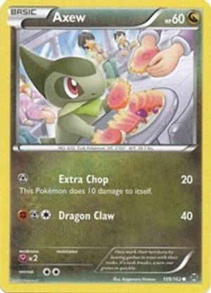 Axew (109) (109) 109/162  - Reverse Holofoil XY  BREAKthrough - Common
