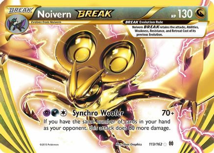 Noivern BREAK 113/162  - Holofoil XY  BREAKthrough - Rare BREAK