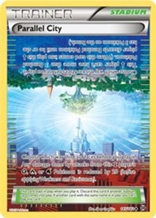 Parallel City 145/162  - Reverse Holofoil XY  BREAKthrough - Uncommon