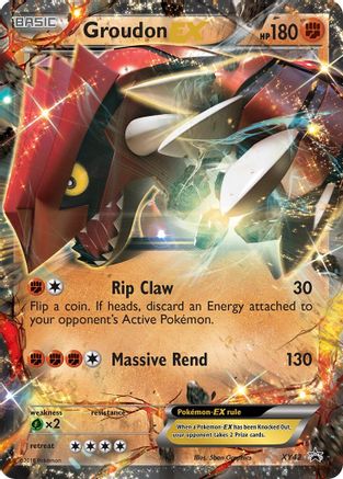 Groudon EX XY42  - Holofoil XY Promos - Promo