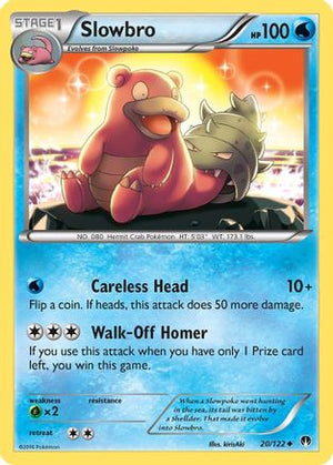 Slowbro 020/122  XY  BREAKpoint - Uncommon