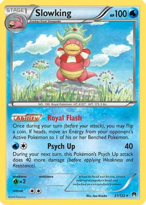 Slowking 021/122  - Holofoil XY  BREAKpoint - Holo Rare