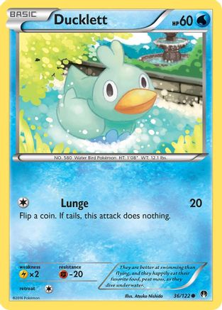 Ducklett 036/122  XY  BREAKpoint - Common