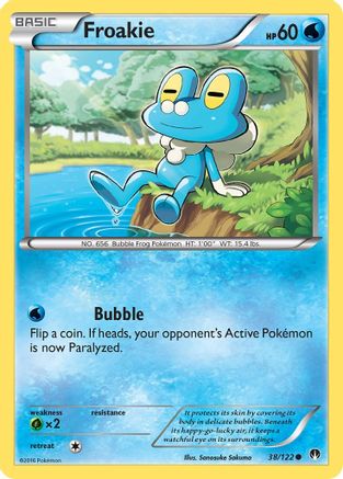 Froakie 038/122  - Reverse Holofoil XY  BREAKpoint - Common