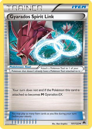 Gyarados Spirit Link 101/122  - Reverse Holofoil XY  BREAKpoint - Uncommon