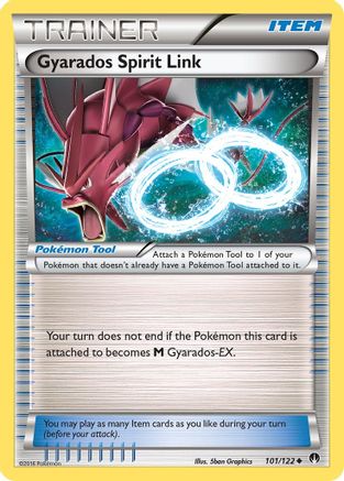 Gyarados Spirit Link 101/122  - Reverse Holofoil XY  BREAKpoint - Uncommon