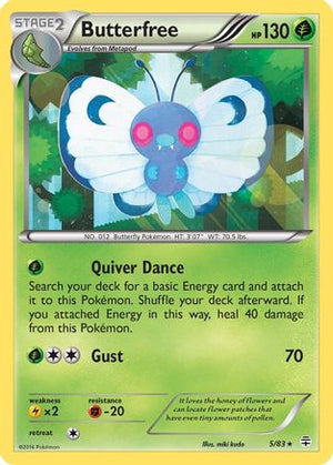 Butterfree 005/83  - Holofoil Generations - Holo Rare