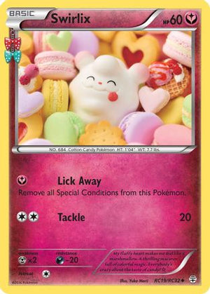 Swirlix RC19/RC32  - Holofoil Generations Radiant Collection - Uncommon