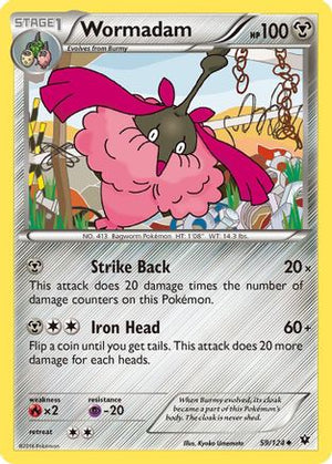 Wormadam (59) (59) 059  - Reverse Holofoil XY  Fates Collide - Uncommon