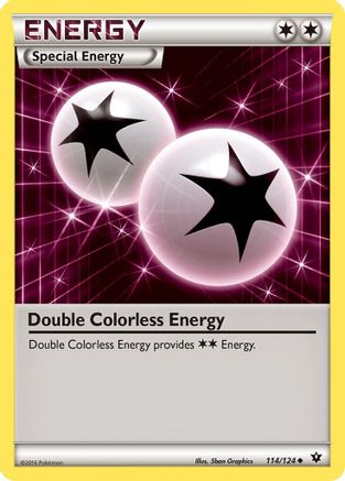 Double Colorless Energy 114/124  XY  Fates Collide - Uncommon