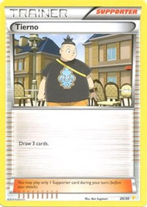 Tierno (20 (20 - Pikachu Libre Deck) 020  XY Trainer Kit Pikachu Libre & Suicune - Common