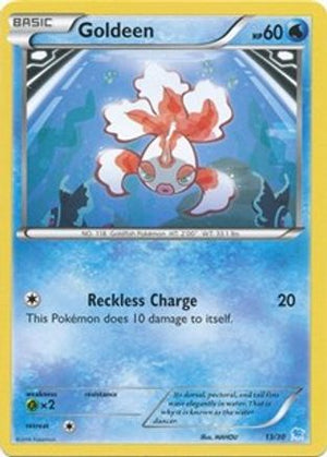 Goldeen (13) (13) 013  XY Trainer Kit Pikachu Libre & Suicune - Common