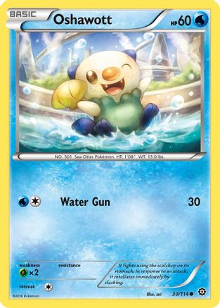 Oshawott 030/114  XY  Steam Siege - Common
