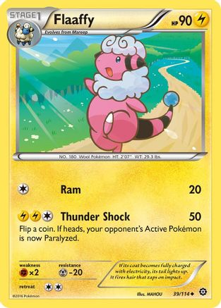 Flaaffy 039/114  XY  Steam Siege - Uncommon