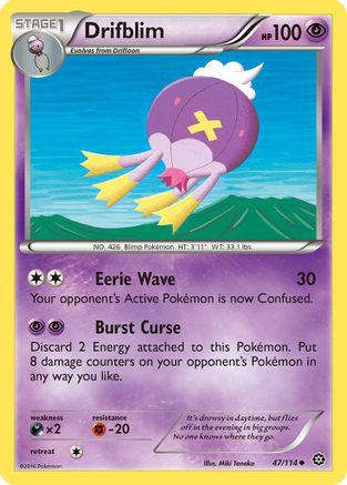 Drifblim 047/114  XY  Steam Siege - Uncommon