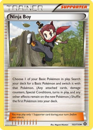 Ninja Boy 103/114  XY  Steam Siege - Uncommon