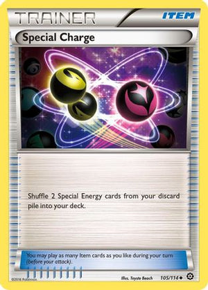 Special Charge 105/114  - Reverse Holofoil XY  Steam Siege - Uncommon