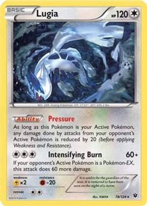 Lugia (XY Fates Collide) 078/124  - Holofoil Deck Exclusives - Holo Rare