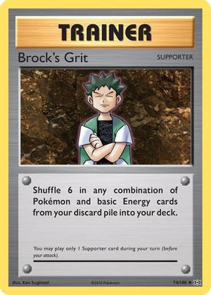Brock's Grit 074/108  XY  Evolutions - Uncommon