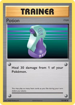 Potion 083/108  - Reverse Holofoil XY  Evolutions - Uncommon