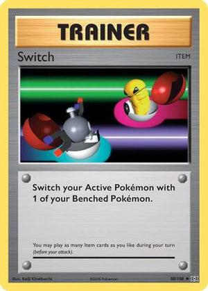 Switch 088/108  - Reverse Holofoil XY  Evolutions - Uncommon