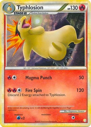Typhlosion (Cosmos Holo) 032/123  - Holofoil Deck Exclusives - Holo Rare