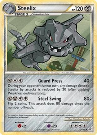 Steelix (HGSS Unleashed) 024/095  - Holofoil Deck Exclusives - Holo Rare