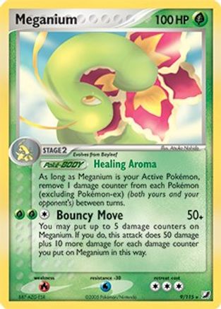Meganium (EX Unseen Forces) 009/115  Deck Exclusives - Rare