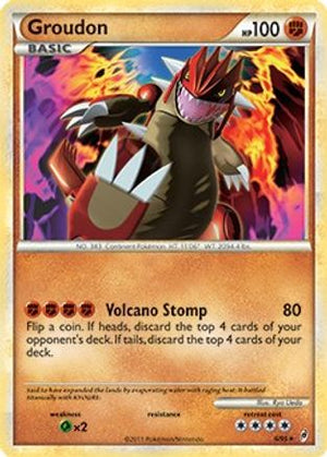 Groudon (Call of Legends) 006/095  Deck Exclusives - Rare