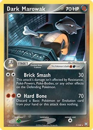 Dark Marowak (EX Team Rocket Returns) 007/109  Deck Exclusives - Rare