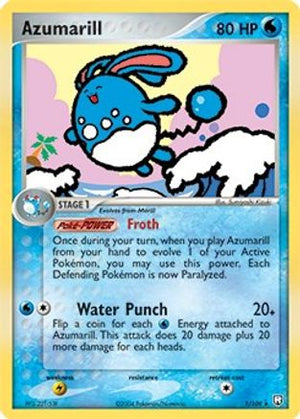 Azumarill (EX Team Rocket Returns) 001/109  Deck Exclusives - Rare