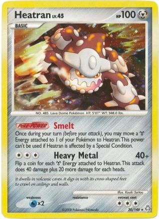 Heatran (DP Legends Awakened) 030/146  - Holofoil Deck Exclusives - Holo Rare