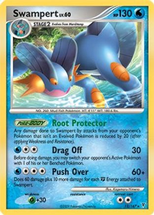 Swampert (DPPt Supreme Victors) 012/147  Deck Exclusives - Rare