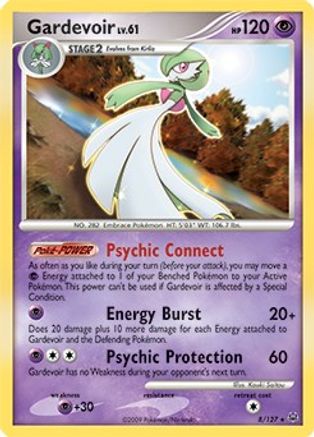Gardevoir (DPPt Platinum) 008/127  Deck Exclusives - Rare