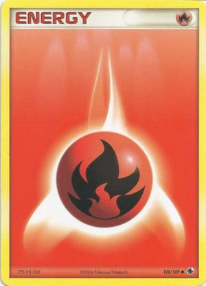 Fire Energy 108  EX Battle Stadium - Common